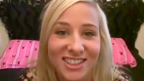 Blonde wichsnutte redet richtig geil versaut! - free porn video