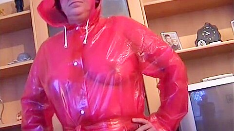 Raincoat Fetisch - free porn video