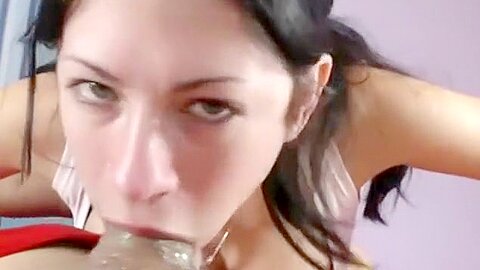 Soll der Pimmel in die Speiseröhre? - free porn video