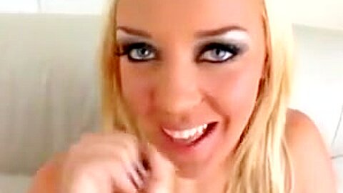 Annette Schwarz deepthroat cum twice - free porn video