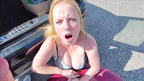 Mia Adler - Parkplatz Wichser Ao Gefickt Und Abgesaftet - free porn video
