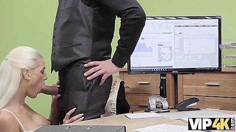 Die Uppige Hottie Braucht Einen Kredit, Um Ihr Neues Geschaft Zu Eroffnen - free porn video