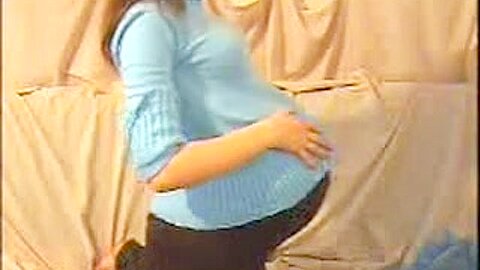 Versautes schwangeres webcam-Spiel zu Hause - free porn video