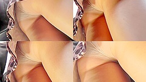 Upskirt-Sammlung schlanker Damen mit verführerischen Formen - free porn video