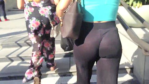 See thru- Erstaunlicher Arsch transparenter Hosen-Tanga - free porn video