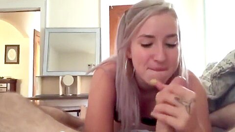 Wunderschone Blondine Will Nichts Weiter Als Mein Sperma Ess - free porn video