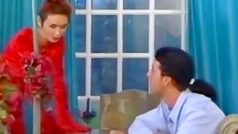 sexy frau in red dress - free porn video