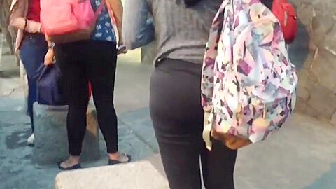 Cum on unsuspected girl, lechazo a Mich culona en spandex - free porn video