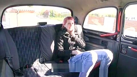 Beautiful Redhead Passenger Nailed By The Fraud Driver - free porn video