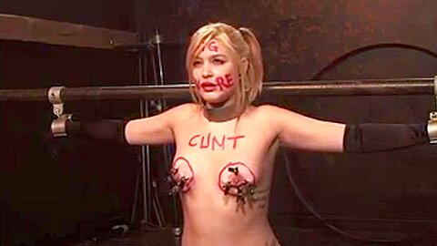 Blonde Gefesselt und geknebelt in Hardcore-Szene - free porn video