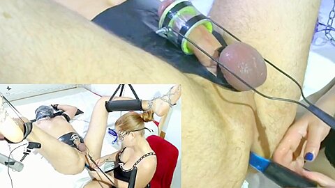 Blindfaltige Bondage-Szene mit Femdom-Dominanz - free porn video