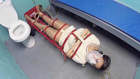 Red Restraint Rig Blowjob And Ass Fucking Scene - free porn video