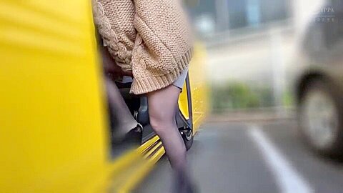 Street Corner Blowjob With Tight Stockings Scene - free porn video