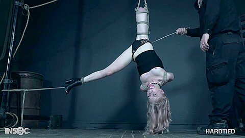 enge blonde hogtie bondage ficken szene - free porn video